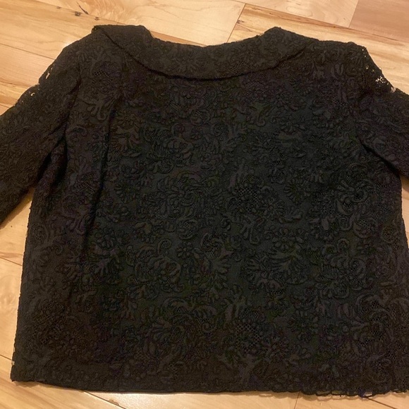 Gorgeous Black Lace Vintage blazer France - Picture 7 of 9